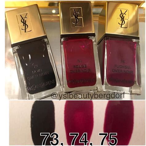 ysl nail polish noir|YSL nail polish discontinued.